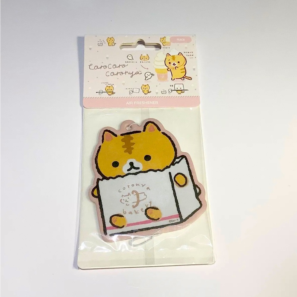 San-X Corocoro Coronya Ice Cream Friend Peach scent air freshener